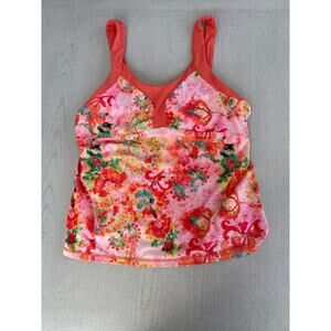 The North Face Tank Top Tankini Swimsuit No Slip Shelf Bra XL